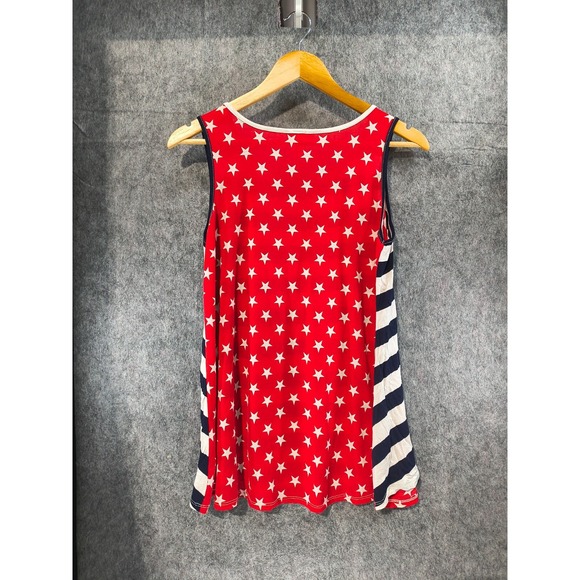 Heimish USA Tank Top Women's Size S American Flag Patriotic Fourth‎ July America - Picture 2 of 6